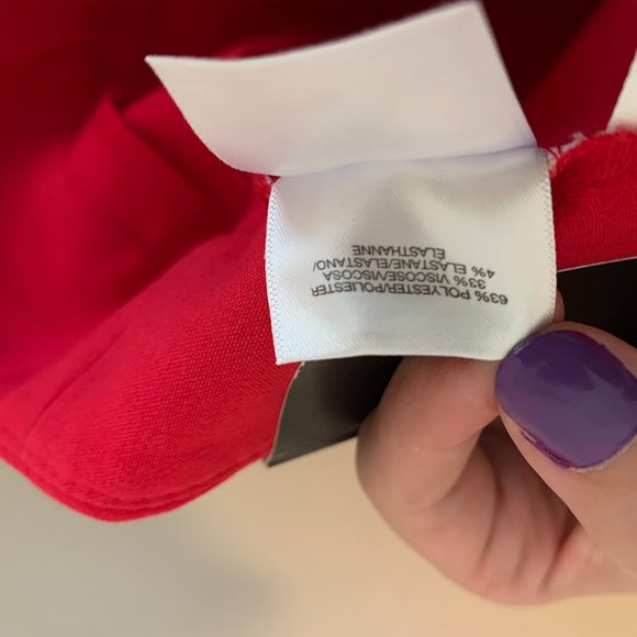 NINE WEST red dress pants NWT - Picture 9 of 9